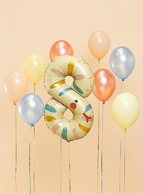 Globo foil “8“ serpiente - Partydeco | Funidelia