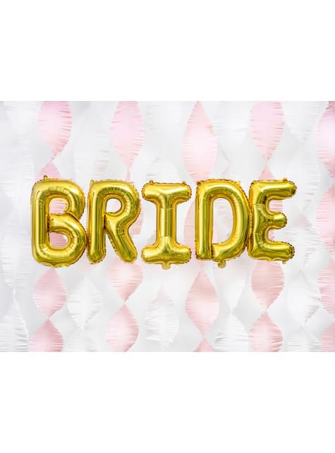 Globo foil letra B dorado (35 cm) - Partydeco | Funidelia