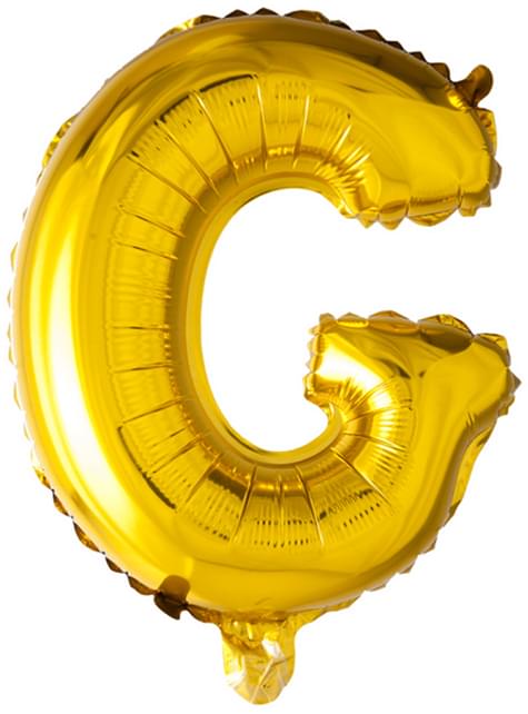 Globo foil letra G dorado (102 cm) - Procos | Funidelia