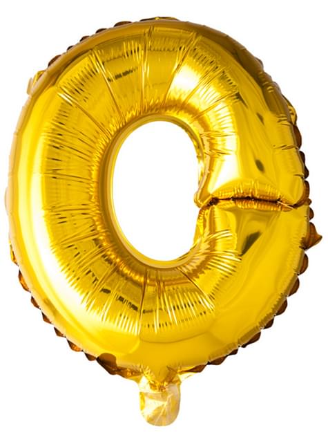 Globo foil letra O dorado (102 cm) - Procos | Funidelia