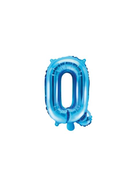 Globo foil letra Q azul - Partydeco | Funidelia