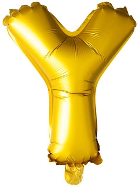Globo foil letra Y dorado (102 cm) - Procos | Funidelia