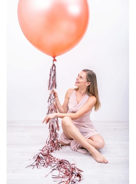 Globo gigante oro rosa pastel - Partydeco | Funidelia