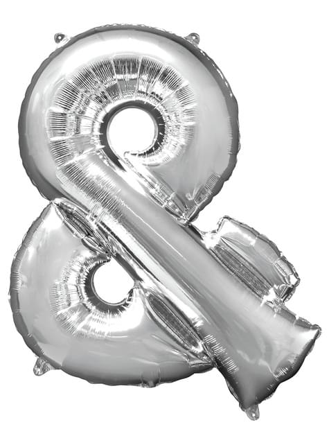 Globo & plateado (86 cm) - AMSCAN | Funidelia