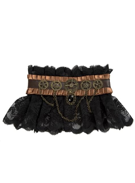 Gorguera steampunk negra para adulto - My Other Me | Funidelia