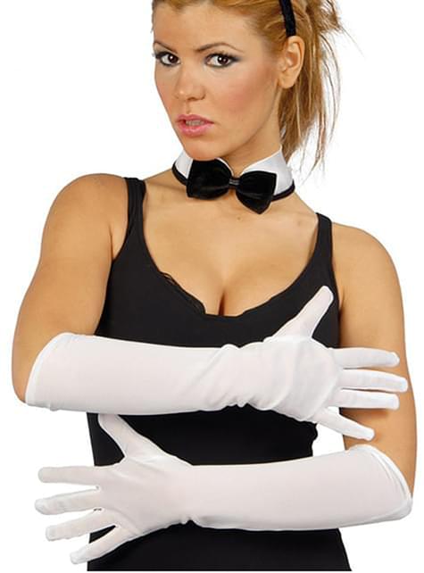 Guantes blancos largos - Guirca | Funidelia