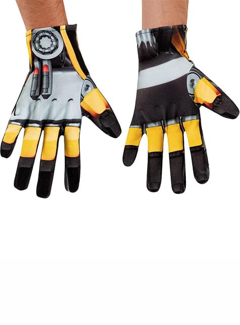Guantes Bumblebee Transformers 4 La Era de la Extinción para adulto - Disguise | Funidelia