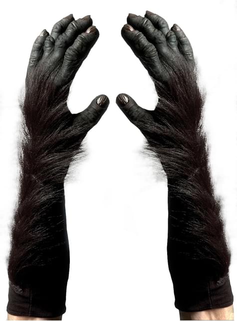 Guantes de gorila para adulto