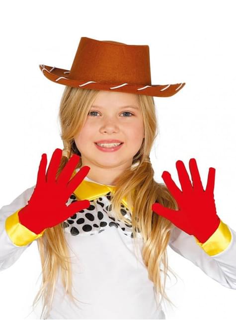 Guantes infantiles rojos para niña - Guirca | Funidelia