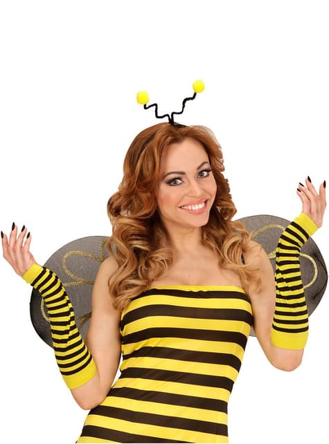 Guantes largos de abeja para mujer - Widmann | Funidelia