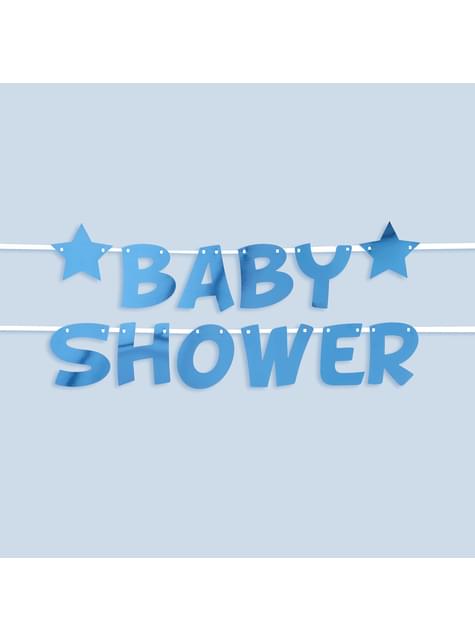Guirnalda Baby Shower azul - Blue Star - Neviti | Funidelia