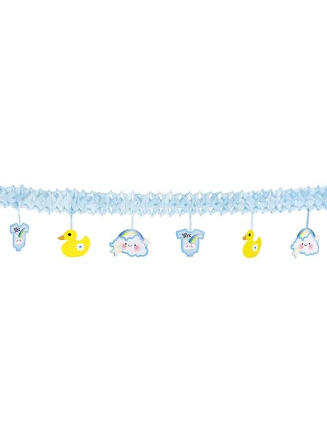 Guirnalda con nubes y patos “Baby Boy“ - Boland | Funidelia