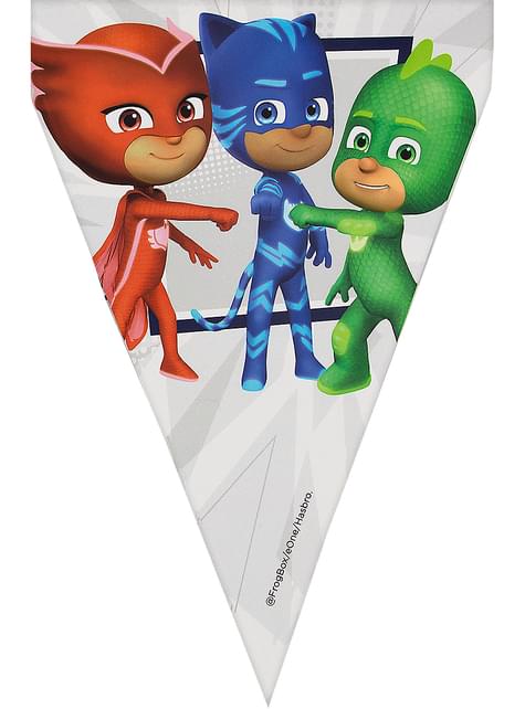 Guirnalda de banderines de Pj Masks - Funiglobal | Funidelia