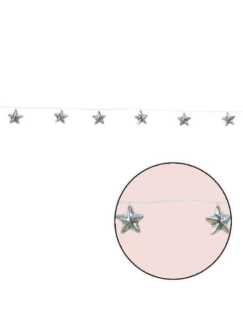 Guirnalda de estrellas plateadas - Guirca | Funidelia