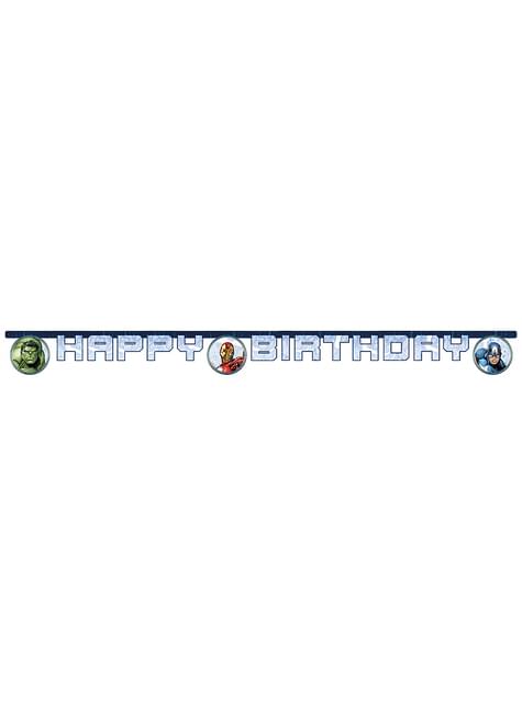 Guirnalda de Los Vengadores “Happy Birthday“ - Procos | Funidelia
