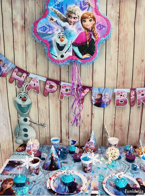 Guirnalda Frozen 2 Happy Birthday - Procos | Funidelia