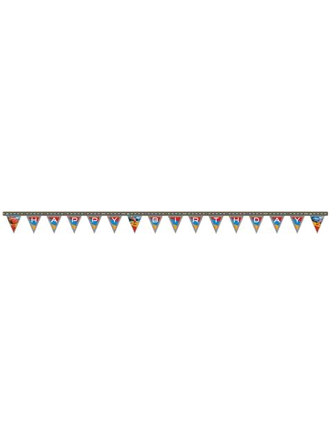 Guirnalda Happy birthday Cars Formula - Procos | Funidelia