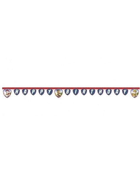 Guirnalda Happy Birthday de Patrulla Canina - Procos | Funidelia