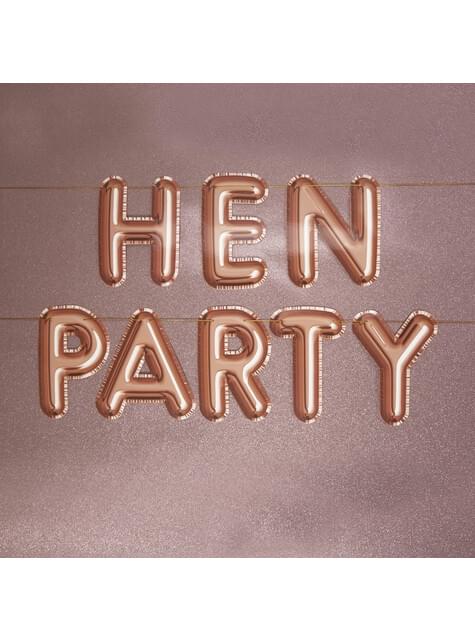 Guirnalda “Hen Party“ oro rosa - Glitz ¬ Glamour - Neviti | Funidelia