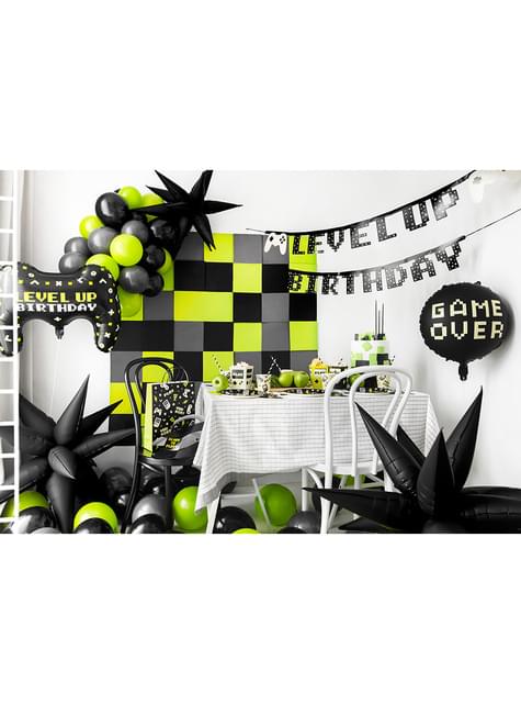 Guirnalda “Level up Birthday“ - Videogame party - Partydeco | Funidelia