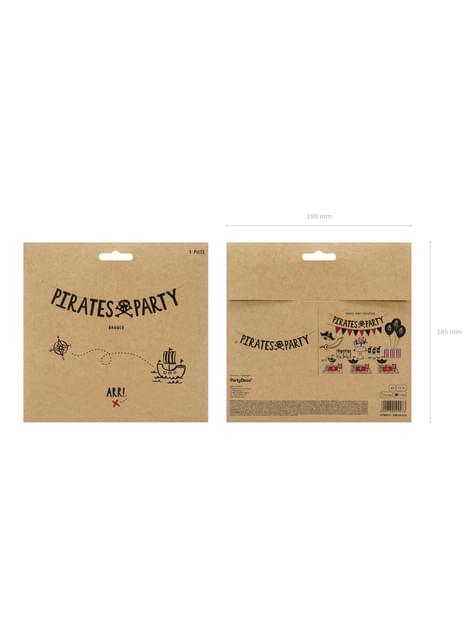 Guirnalda “Pirates Party“ con calaveras - Pirates Party - Partydeco | Funidelia
