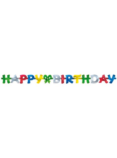 Guirnalda“Happy Birthday“ - AMSCAN | Funidelia