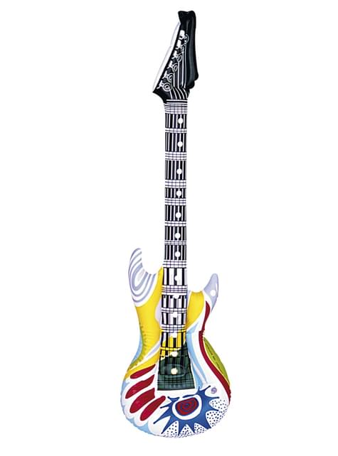 Guitarra rockera hinchable - Widmann | Funidelia