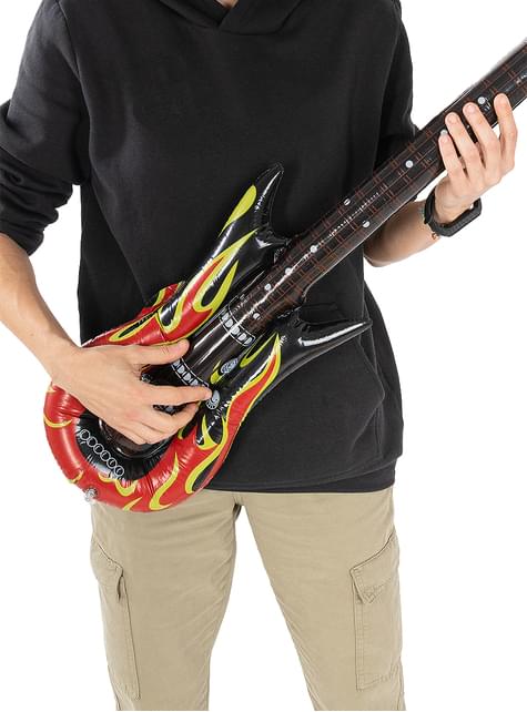 Guitarra rockera hinchable - Funiglobal | Funidelia