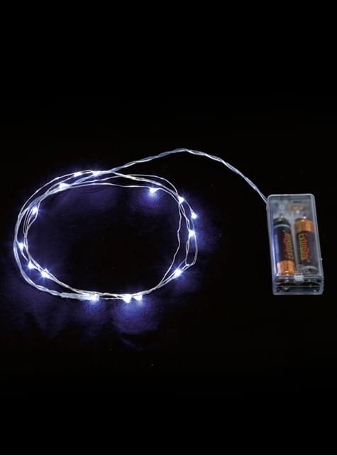 Hilo luminoso blanco 20 LED - Guirca | Funidelia