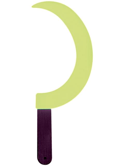 Hoz brilla en la oscuridad de 44 cm - Widmann | Funidelia