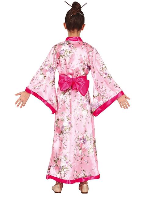 Kimono de Geisha para niña - Guirca | Funidelia