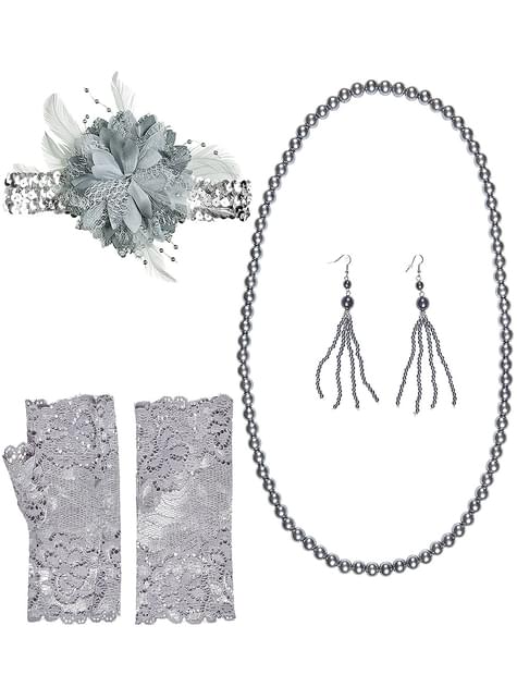 Kit de accesorios charlestón años 20 para mujer - Widmann | Funidelia