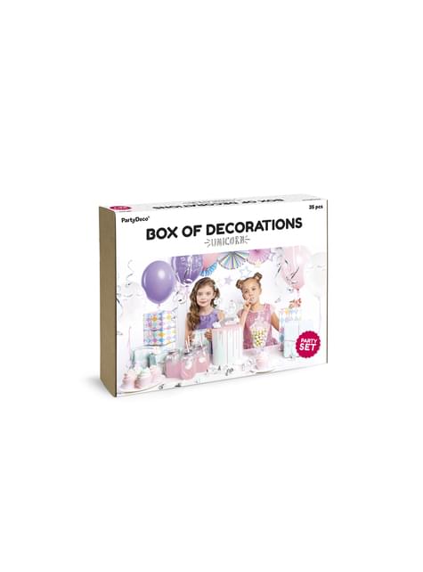 Kit de decoración de Unicornio - Unicorn Collection - Partydeco | Funidelia