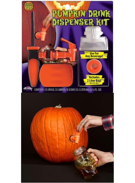 Kit de dispensador de bebidas para calabaza - Fun World | Funidelia