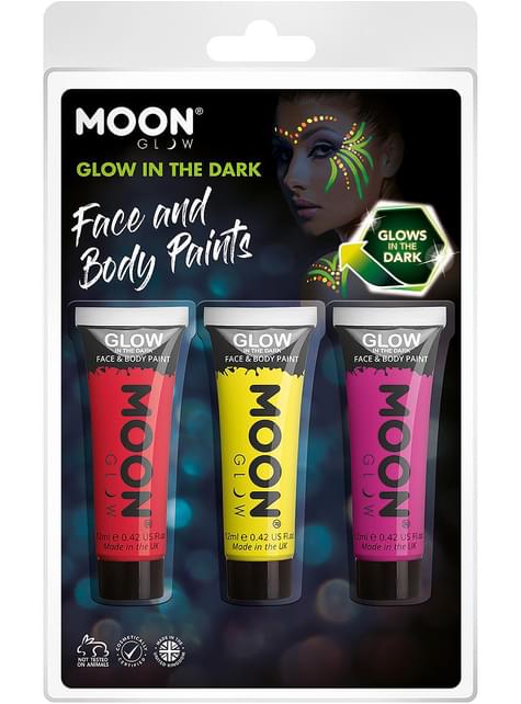 Kit de maquillaje brilla en la oscuridad - Smiffys | Funidelia