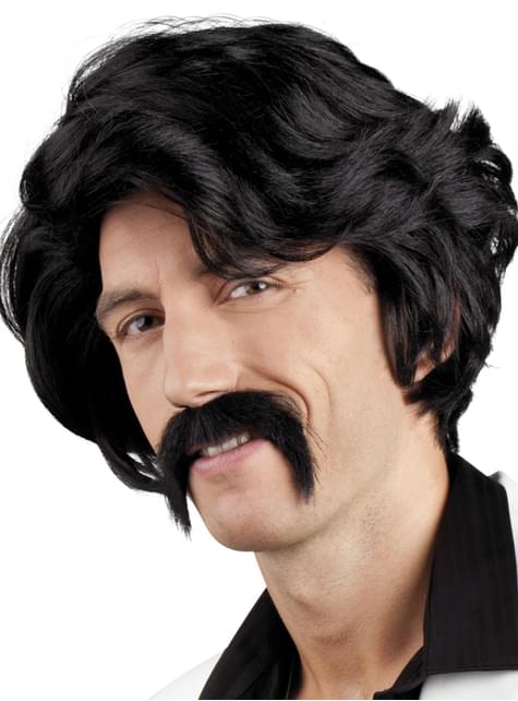 Kit de peluca y bigote Chuck para hombre - Boland | Funidelia