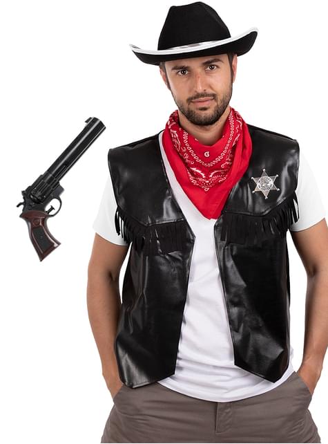 Kit de Vaquero para hombre con arma - Funiglobal | Funidelia