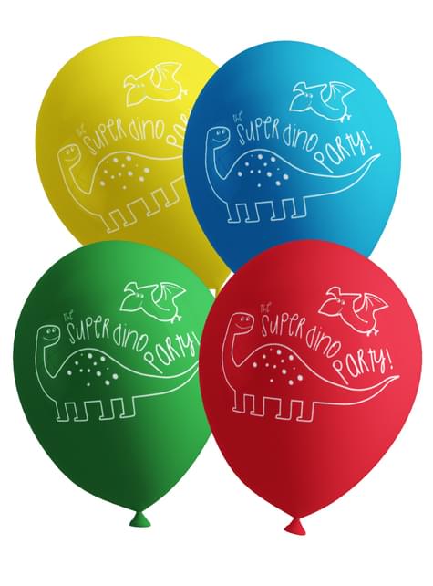 Kit decoración de cumpleaños de dinosaurios Premium para 8 personas - Dinosaurs party - Funiglobal Kits | Funidelia