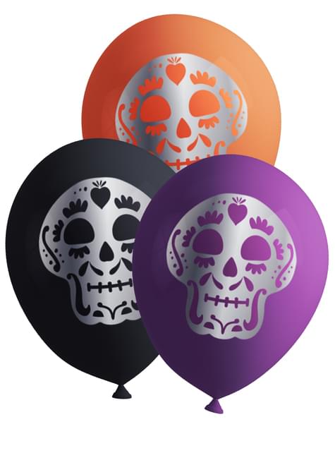 Kit decoración de fiesta de Catrina día de los muertos Premium para 8 personas - Day of the Dead - Funiglobal Kits | Funidelia