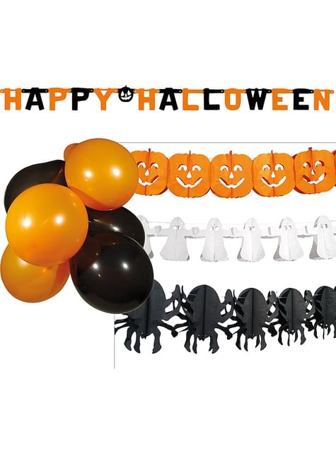 Kit decoración de fiesta de Halloween - Boland | Funidelia