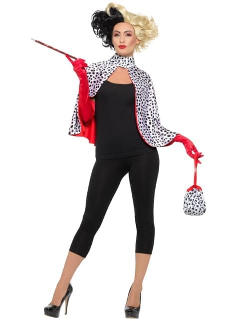 Kit disfraz de villana Cruella para mujer - Smiffys | Funidelia