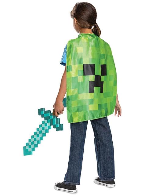 Kit espada y capa Creeper - Minecraft - Disguise | Funidelia