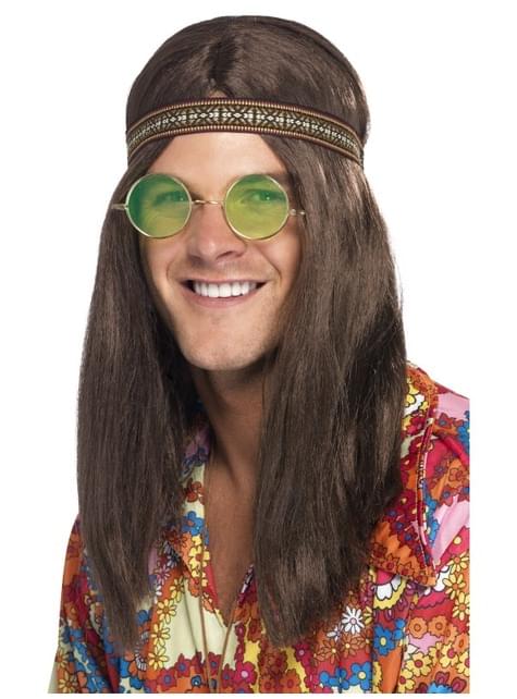 Kit hippie de hombre - Smiffys | Funidelia
