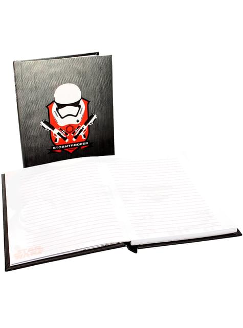 Libreta de casco de Stormtrooper Star Wars: Episodio VII con luz - SD Distribuciones | Funidelia