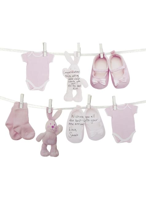 Libro de visitas alternativo para Baby Shower rosa - Pattern Works - Neviti | Funidelia