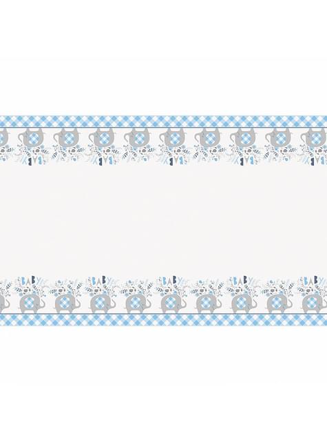 Mantel elefante azul baby Shower - Blue Floral Elephant - Unique | Funidelia