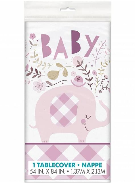Mantel elefante rosa baby Shower - Pink Floral Elephant - Unique | Funidelia