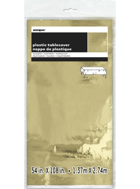 Mantel rectangular dorado - Línea Colores Básicos