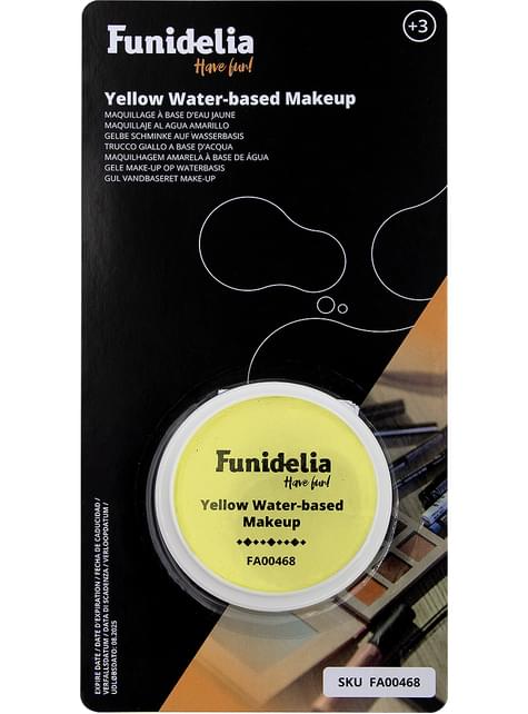 Maquillaje al agua amarillo - Funiglobal | Funidelia