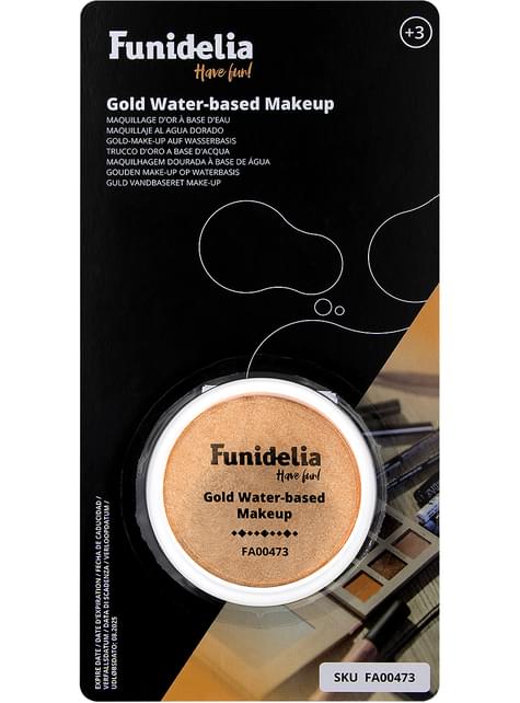 Maquillaje al agua dorado - Funiglobal | Funidelia